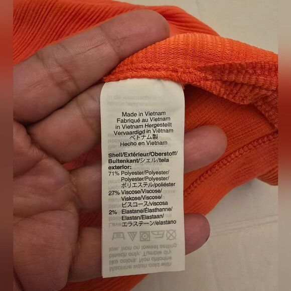 J. Crew Button Front Tank Top In Orange Size XXS - Picture 3 of 8